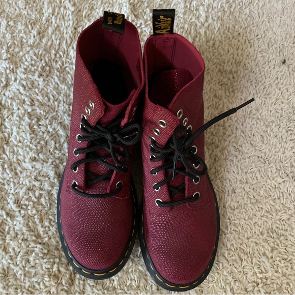 DR. MARTENS 1460 Pascal Red Glitter - Picture 9 of 9
